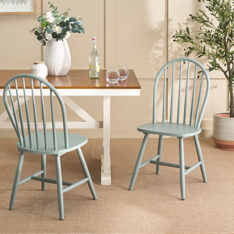 SAFAVIEH HOME Omaha Dining Chair (Set of 2) - 18"W x 18"D x 36"H