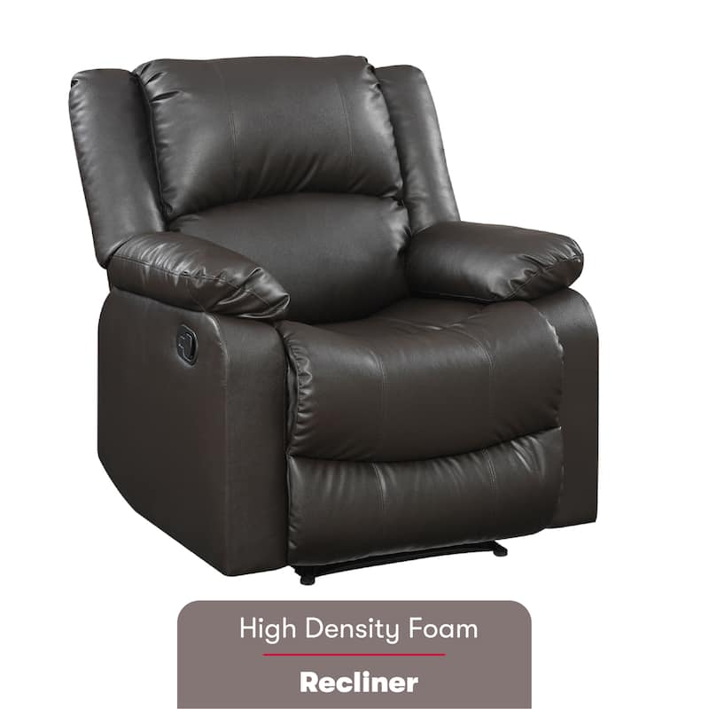 Relax A Lounger® Porter Faux Leather Manual Recliner by iLounge