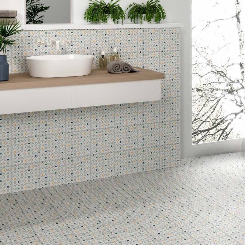 The Tile Life Summertime 8x8 Matte Porcelain Floor & Wall Tile