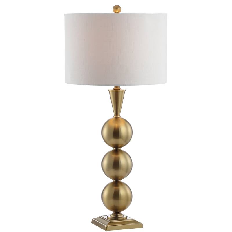 June 33" Metal LED Table Lamp, Brass by JONATHAN Y
