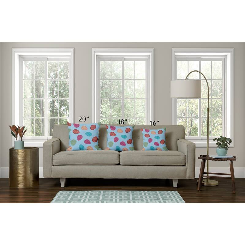 Egg Hunt Easter Decorative Throw Pillow