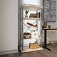 preview thumbnail 14 of 74, Brown Wood 3 Shelves Shelving Unit - 48 x 17 x 34