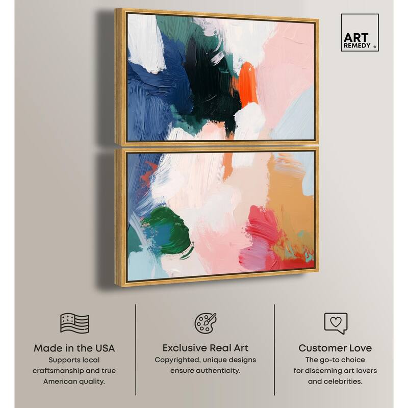 Spring Fever Canvas Set of 2 by Art Remedy