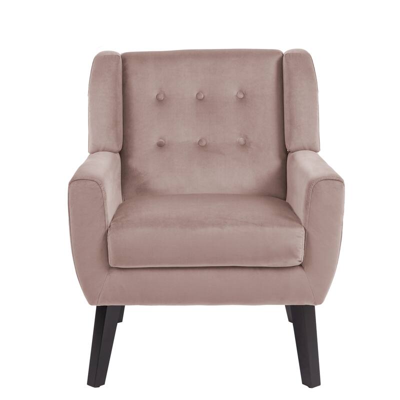 2 Set Modern Accent Chair Velvet Armchair