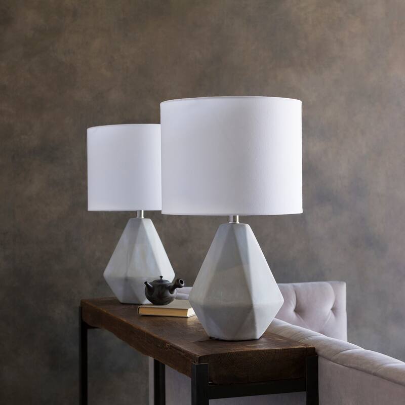 Kassidy Table Lamp with Natural Finish Concrete Base