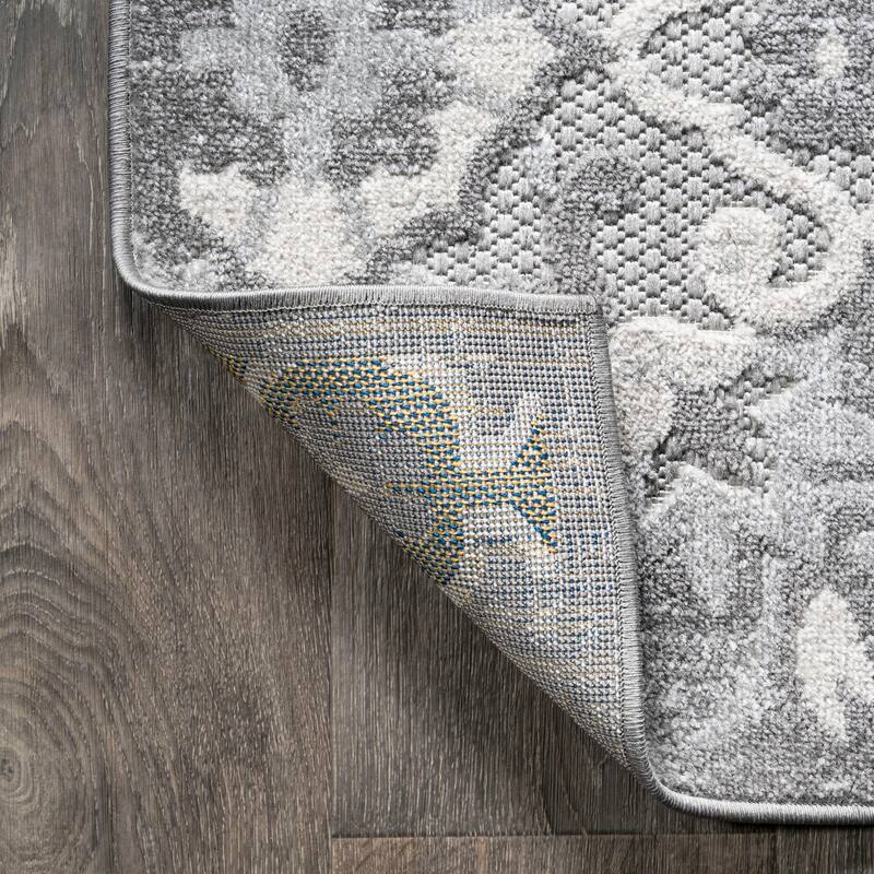 JONATHAN Y Cassis Modern Medallion High-Low Indoor/Outdoor Area Rug