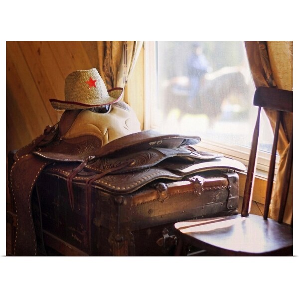 "Saddle time" Poster Print