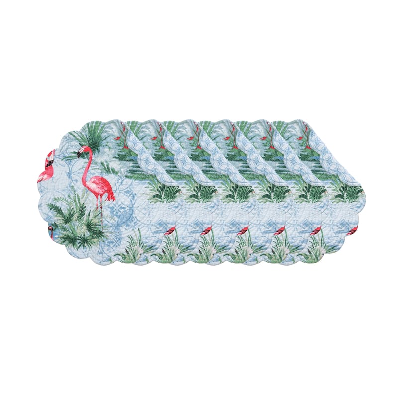 Paradise Coast Round Placemats Set of 6, 17"