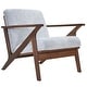 preview thumbnail 8 of 43, Omax Decor Zola Lounge Chair Grey/Walnut