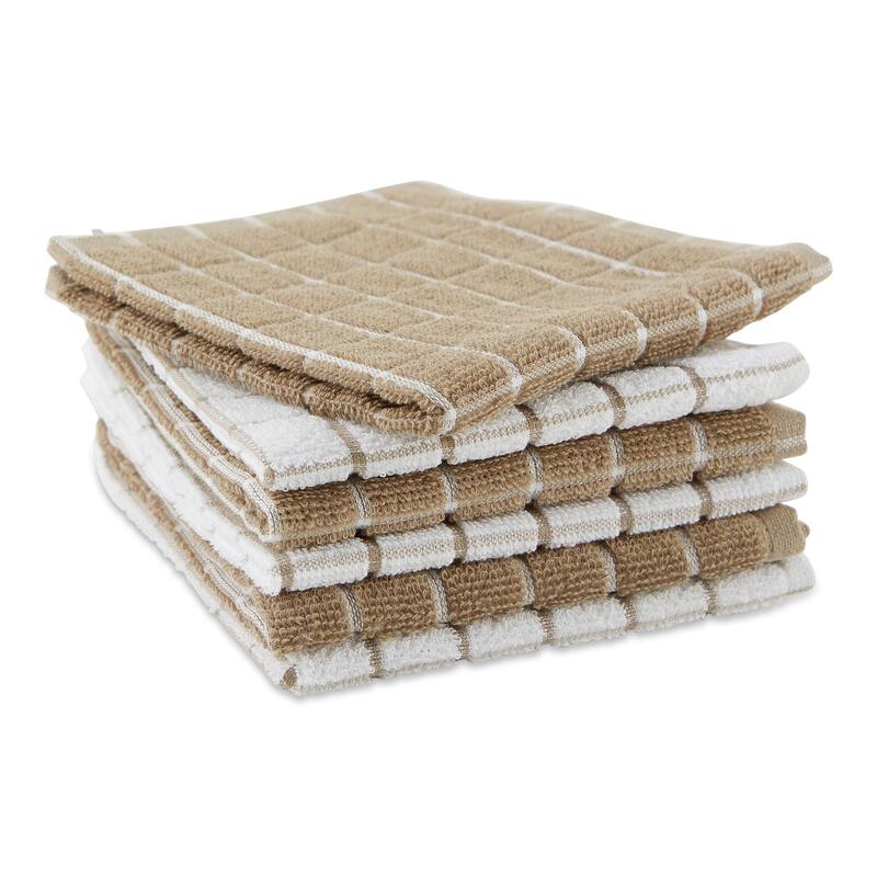 DII Artichoke Combo Windowpane Dishcloth (Set of 6)