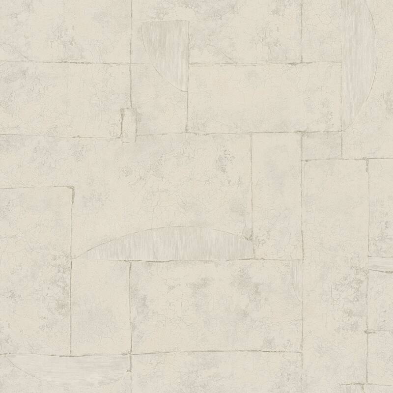 Galerie Wallcoverings Earth Collection Textured Graphical Effect Sheen Wallpaper Roll - 33 feet long x 27.5 inches wide - 33 feet long x 27.5 inches wide - Beige