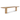 NADAAL STUDIOS Nadaal Dareth Dining Bench, FSC® Solid Oak with Iron Post Legs, 67″ Wide, Natural