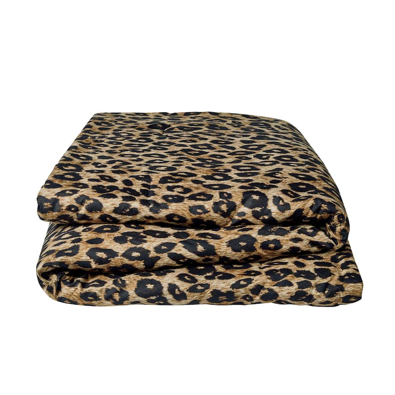 Cheetah Reversible Bed-in-a-Bag Comforter Set