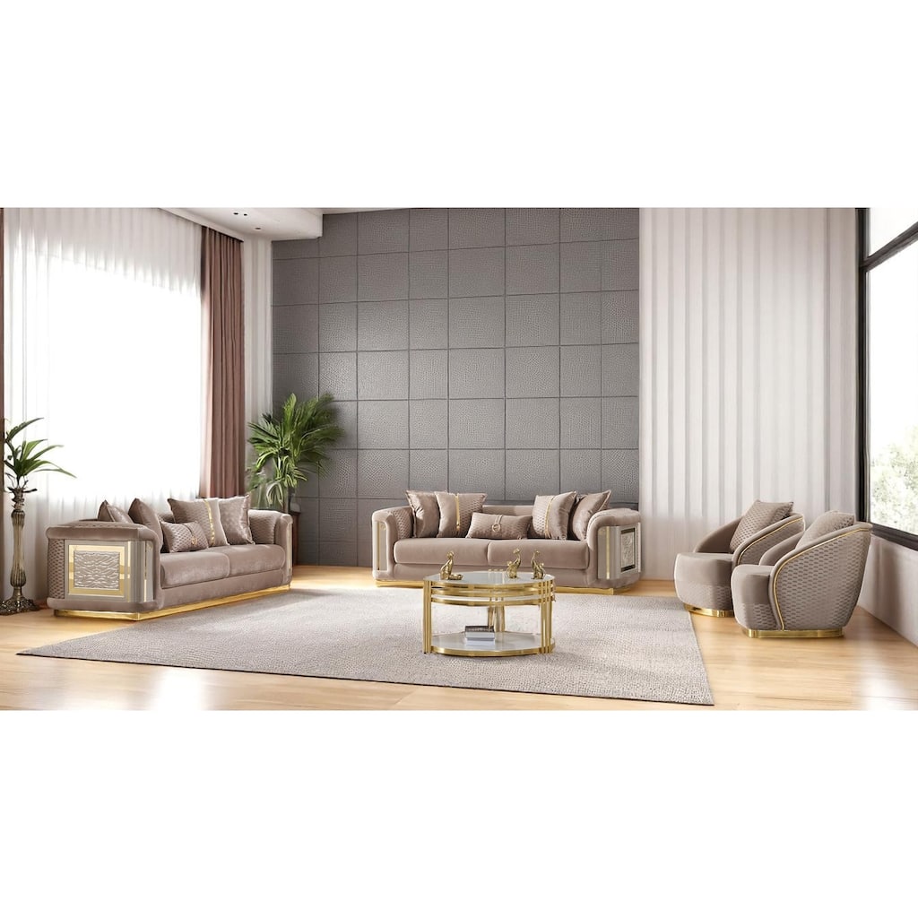 Ezel 4-piece Living room Set 2 Sofa & 2 Chair
