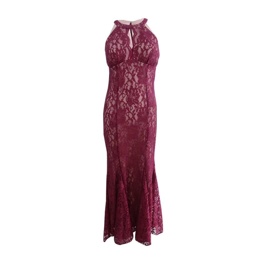 nightway dress merlot