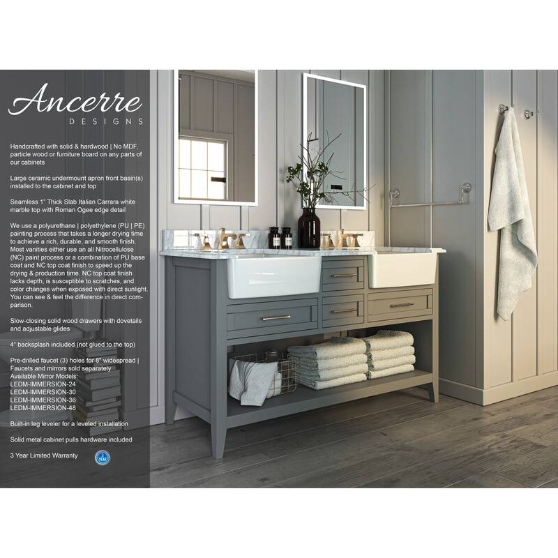 Ancerre Designs Hayley Bathroom Vanity Set
