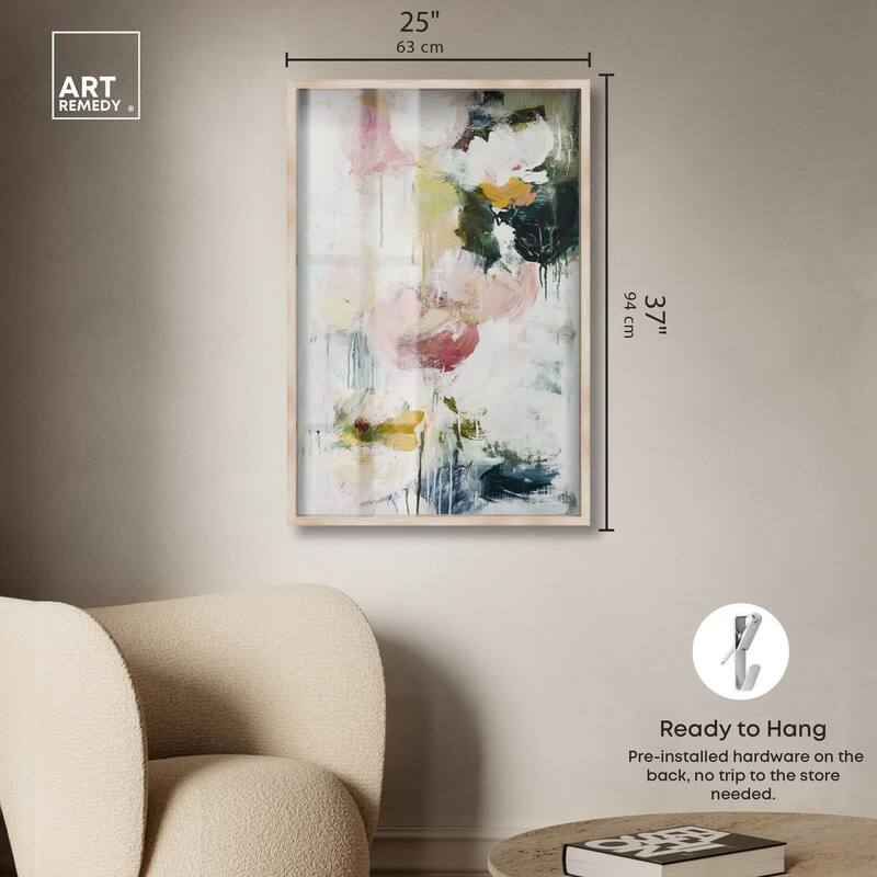 Dripping Colors IV Shadowbox by Art Remedy