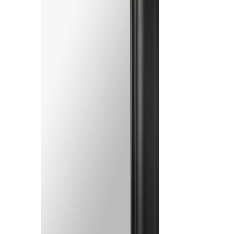 Renwil Priscilla 39.5" Tall Rectangle Wall Mirror, Black