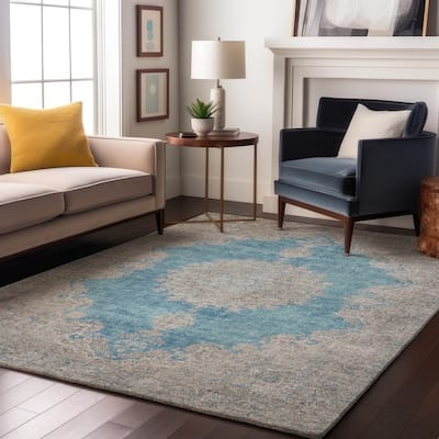 Premium Washable Super Soft Vintage Traditional Mayfield Rug