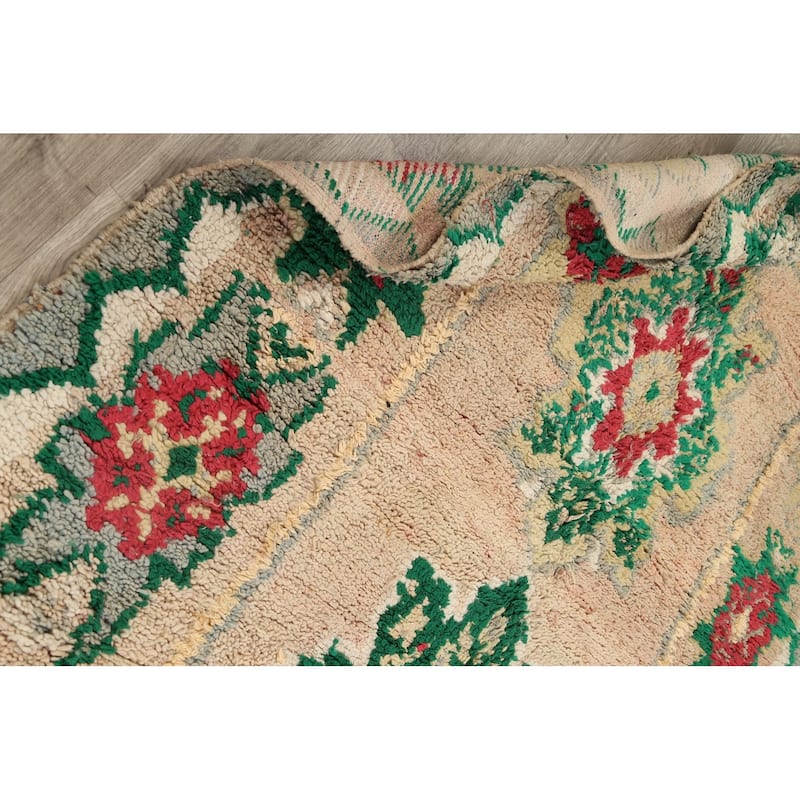 Decorative Tribal Moroccan Oriental Area Rug Wool Handmade Carpet - 5'8" x 9'7"