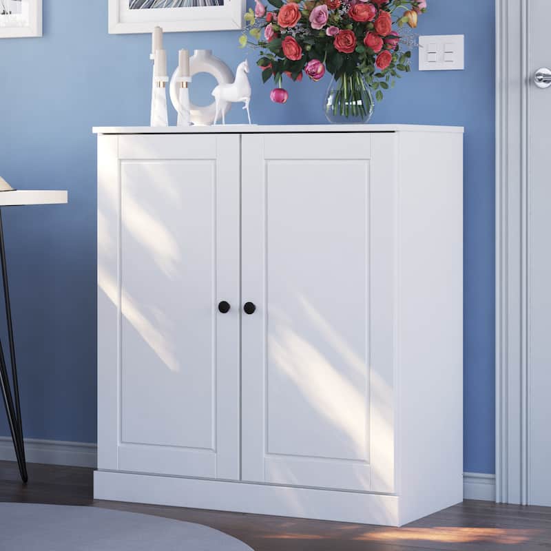 Palace Imports 100% Solid Wood 3-Shelf Bookcase, Adjustable Shelves, 32" Wide, 35.75" Tall