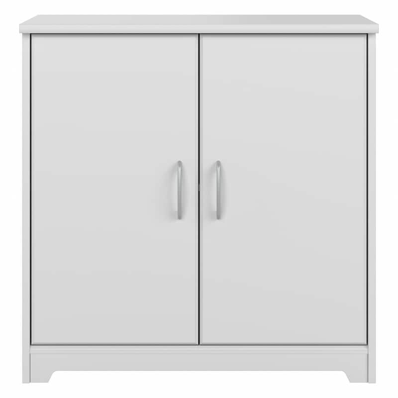 Cabot Small Bathroom Storage Cabinet with Doors by Bush Furniture