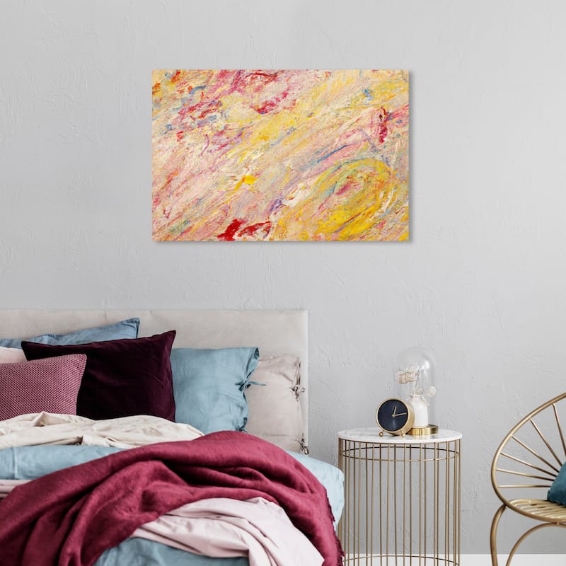 Wynwood Studio Canvas Abstract Vangogh Modernist Gold and Modern & Contemporary Wall Art Canvas Print - 24 x 36