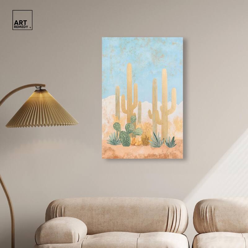 Cactus Canvas by Art Remedy, Gallery Wrapped