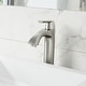 preview thumbnail 37 of 42, VIGO Linus Single-Handle Single Hole Bathroom Vessel Sink Faucet Brushed Nickel