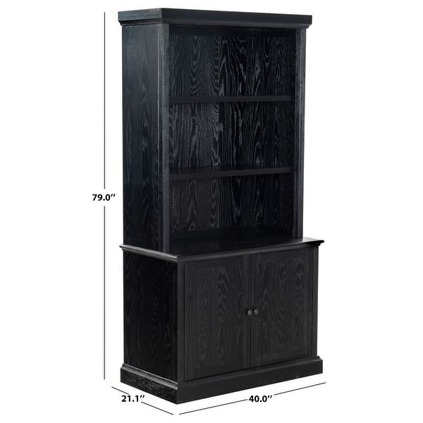 dimension image slide 1 of 2, SAFAVIEH Couture Haylina 4-Shelf Wood Bookcase - 40"W x 21"D x 79"H