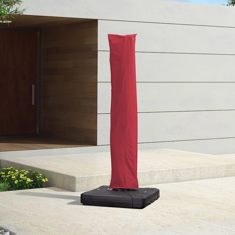 PURPLE LEAF Superior Patio Umbrella Cover - N/A - M-Rust Red