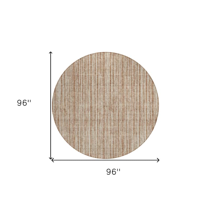 HomeRoots Striped Transitional Rectangle Outdoor Rug