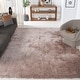 preview thumbnail 6 of 18, SAFAVIEH Handmade Paris Shag Danara 2.5-inch Thick Rug - Silver - 3' x 5'