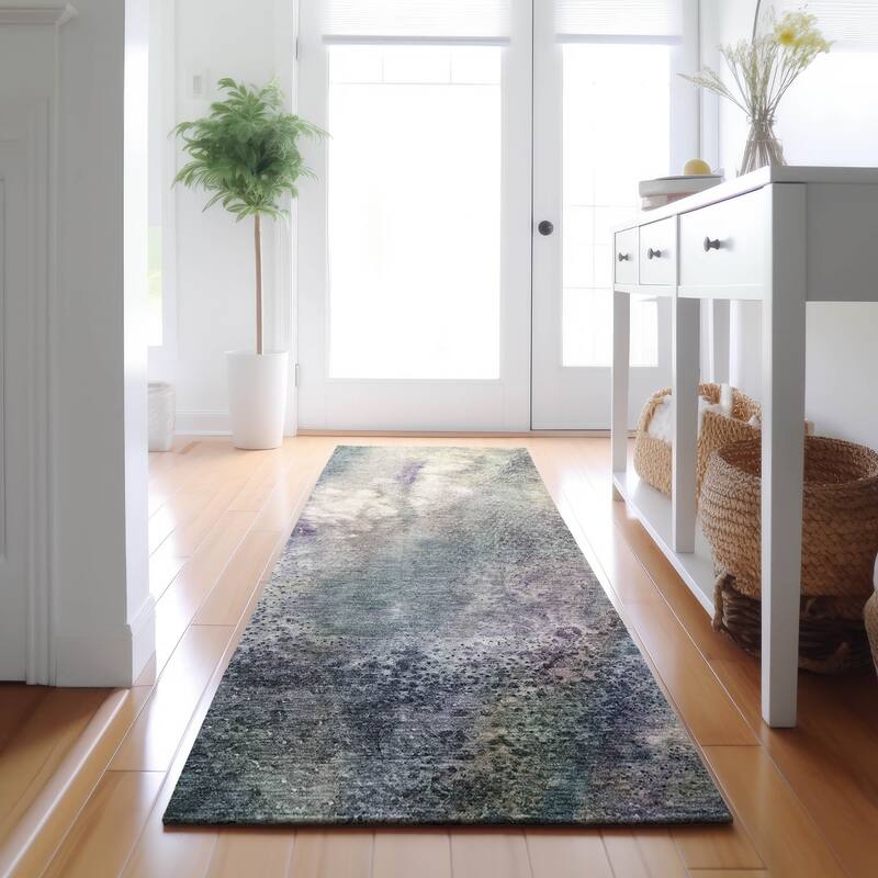 Premium Washable Super Soft Modern Abstract Mayfield Rug - Ivory - 2' 3" x 7' 6" - Runner