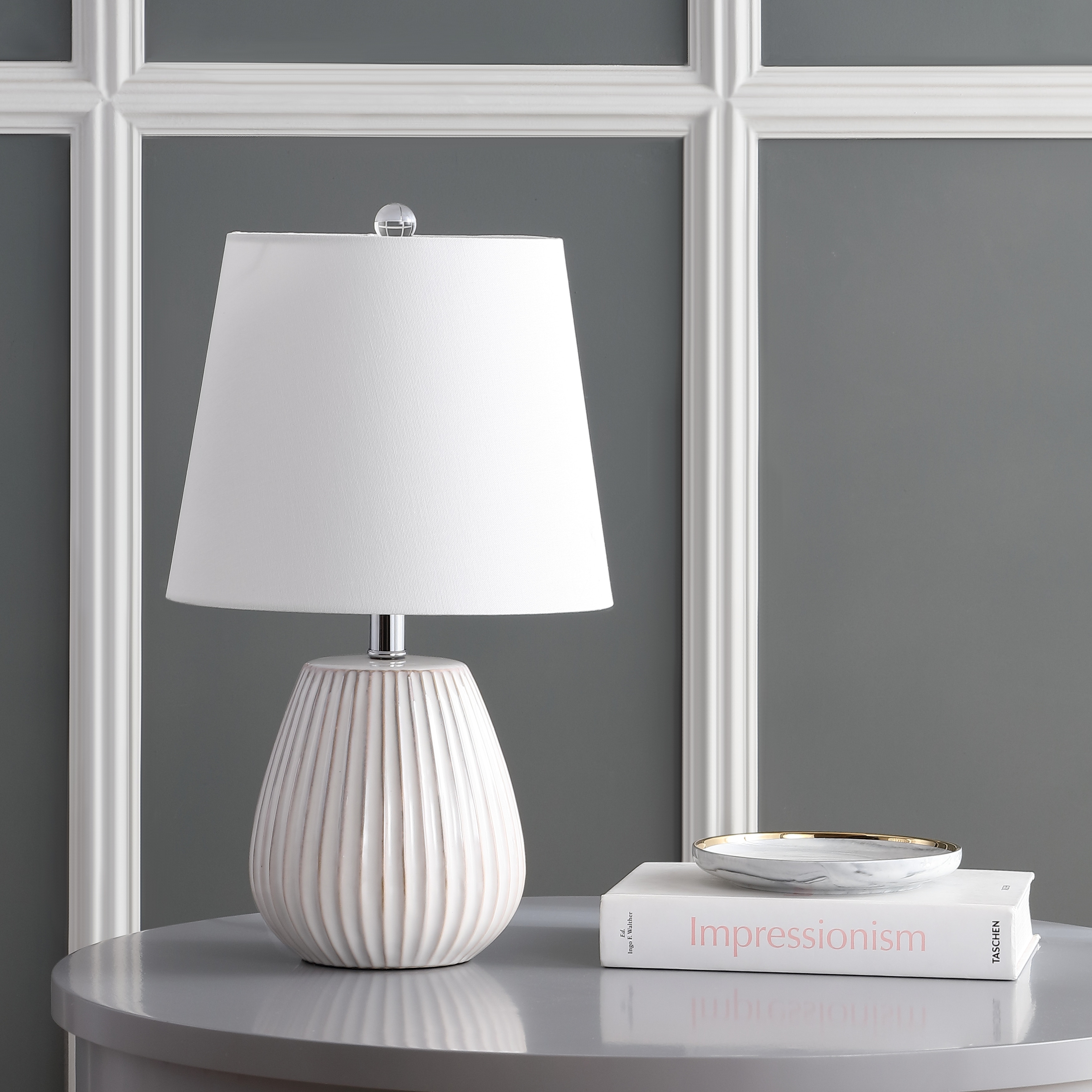 SAFAVIEH Lighting Lynae 21" LED Table Lamp (Set of 2) - 12Wx12Dx21H