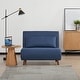 preview thumbnail 55 of 150, Tustin Upholstered Convertible Lounge/ Sleeper Chair Blue - Twin