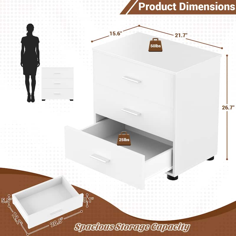 1/ 2 Pack Dressers with 6 Storage Drawers, Closet Organizers for Bedroom and Walk-in Closet