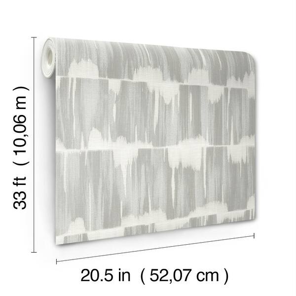 A-Street Prints Serendipity Sterling Shibori Wallpaper