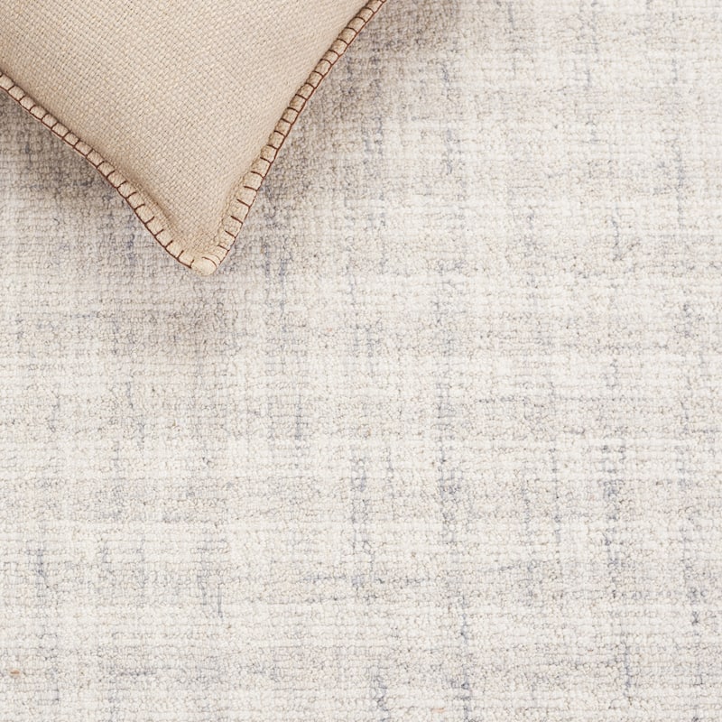 SAFAVIEH Handmade Ebony Katarin Gingham Wool Rug