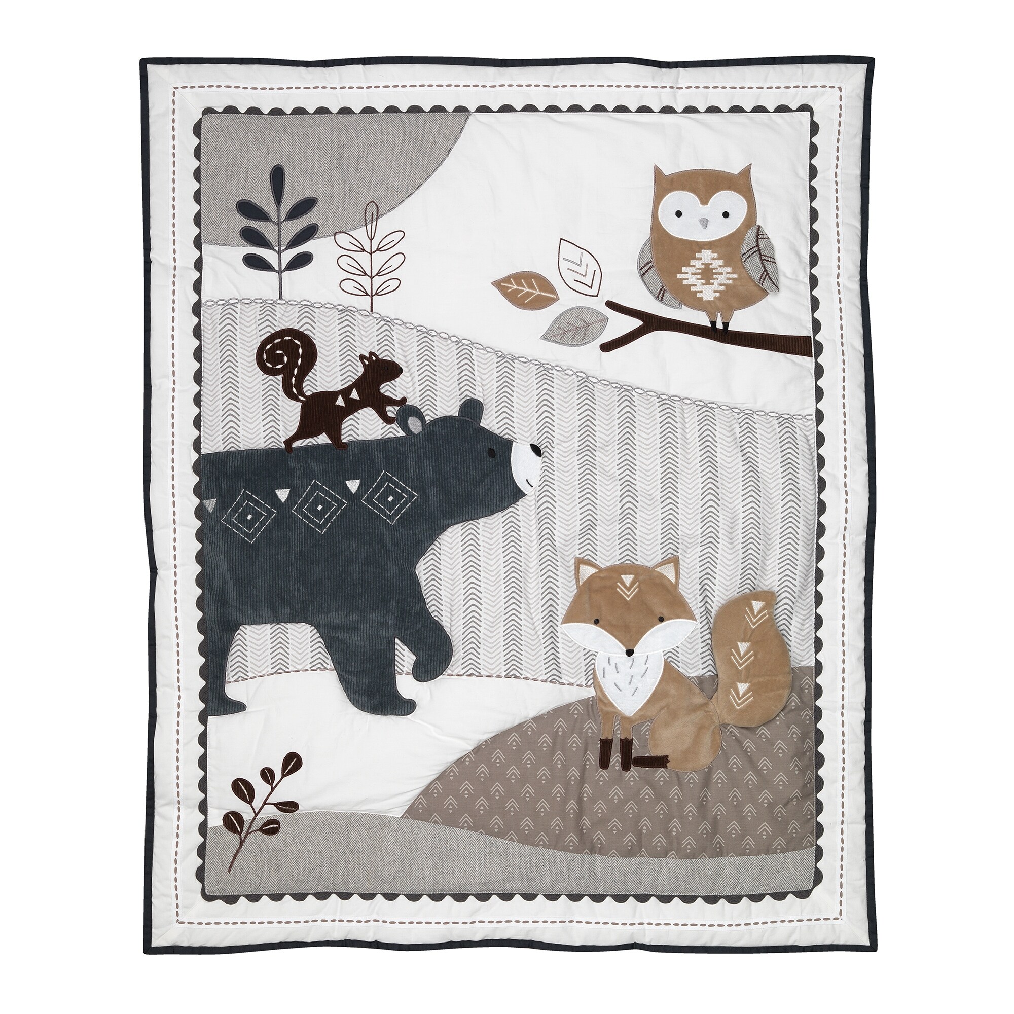 Lambs Ivy Woodland Forest Animal Nursery 5 Piece Baby Crib Lambs Ivy Woodland Forest Animal
