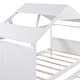 preview thumbnail 14 of 16, White Twin Size Solid Wood House Bed with Trundle & Storage