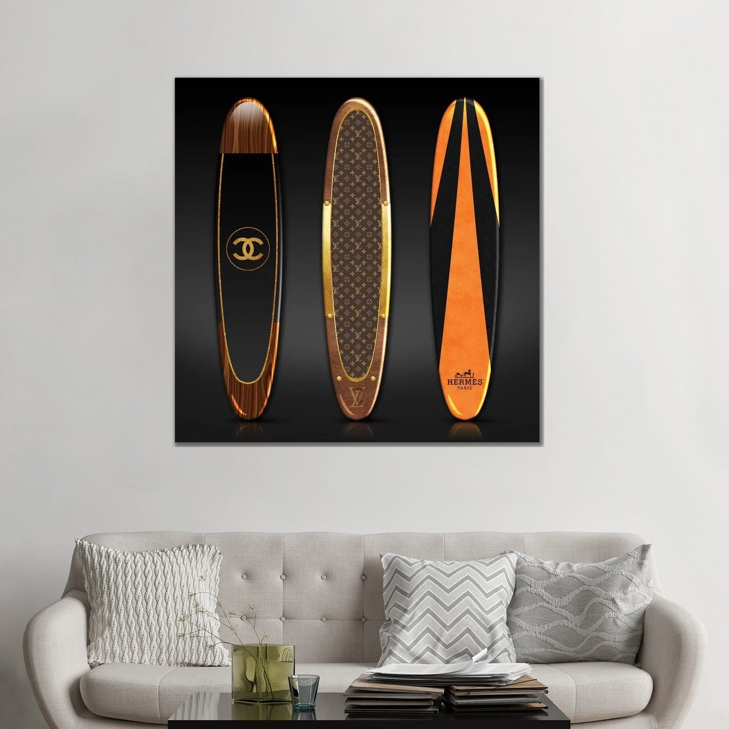 iCanvas Surf Collection by Alexandre Venancio Canvas Print - Bed