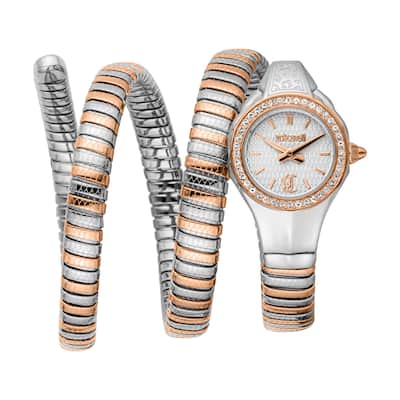 Just Cavalli Women's JC1L355M0065 Quartz Watch - Two-Tone