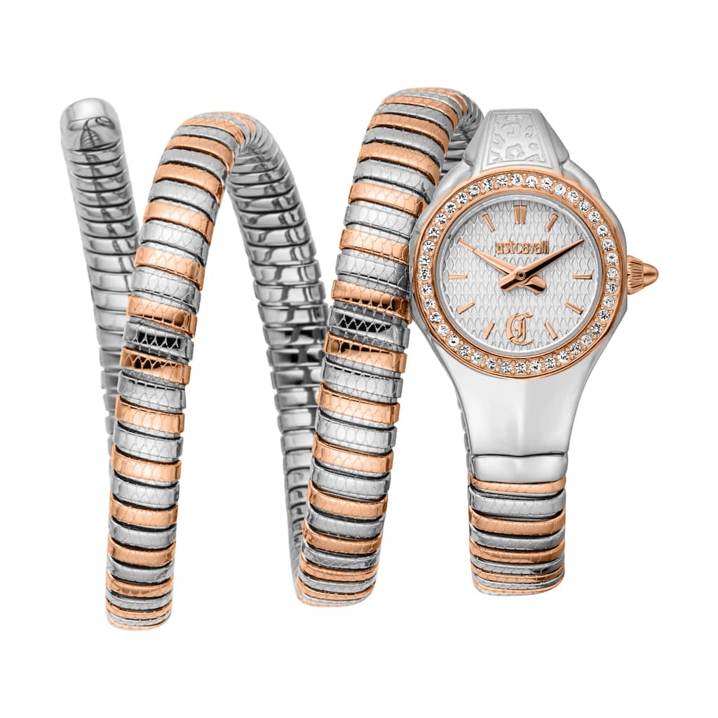 Just Cavalli Women's JC1L355M0065 Quartz Watch - Two-Tone