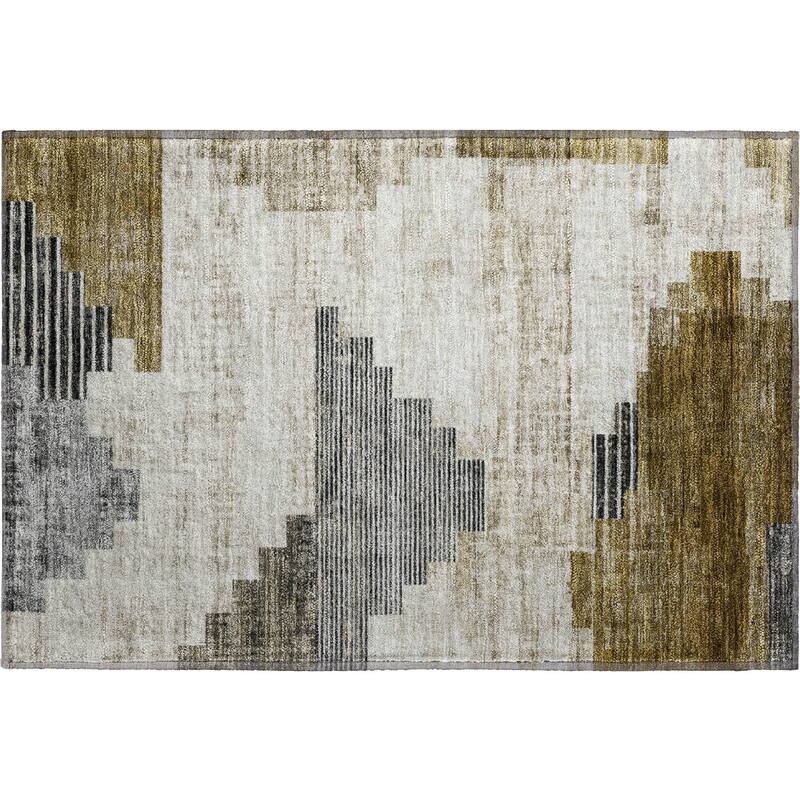 Premium Washable Super Soft Geo Global Mayfield Rug