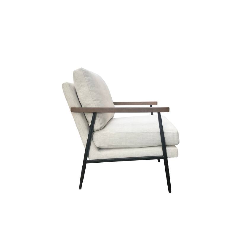 Steinbeck Oak Accent Chair, Natural