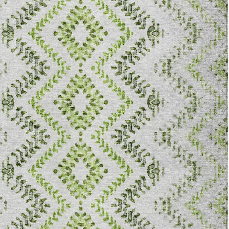 HomeRoots Geometric Transitional Rectangle Outdoor Rug