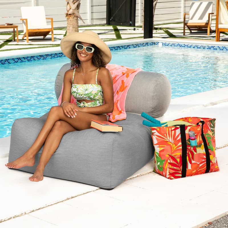 Jaxx Tybee Sunbrella Bean Bag Patio Chair