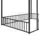 preview thumbnail 21 of 19, Full Size Metal Bed House Bed Frame with Fence for Kids