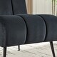 preview thumbnail 31 of 31, 24.4"W Accent Chair,Upholstered Armless Chair with Metal Legs
